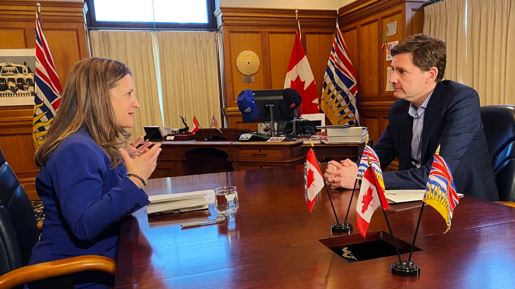 Housing On Agenda As Freeland Meets With B.C. Premier | CTV News