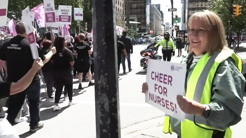 Nurses rally for safer working conditions