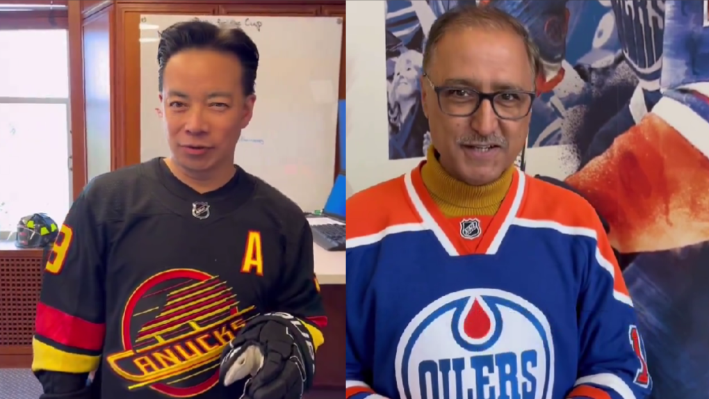 Edmonton Oilers flag raised at Vancouver City Hall | CTV News