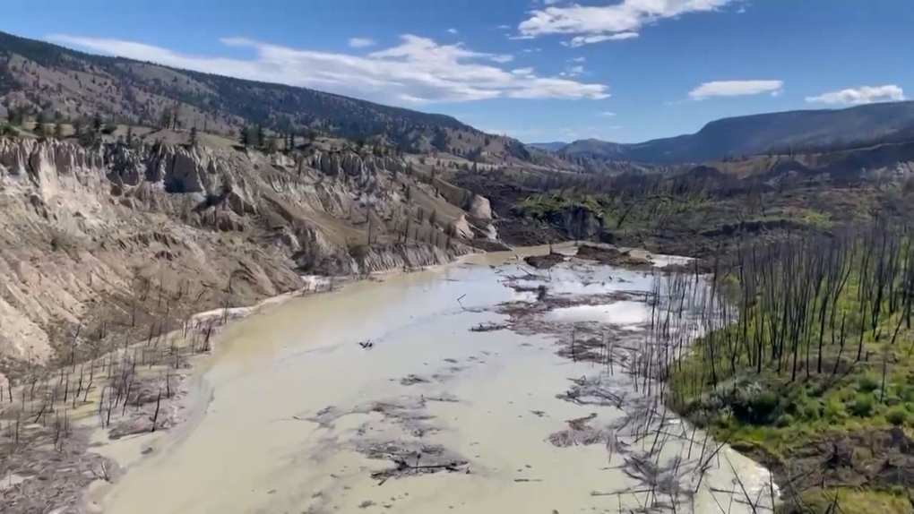 Landslide flooding threat eases in B.C. Interior