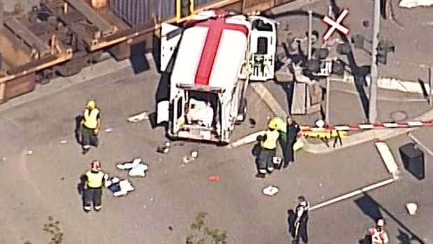 CTV Vancouver: Ambulance, train collide in Langley