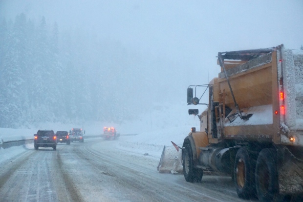 Coquihalla snowfall warning