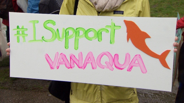 Protest at Vancouver Aquarium