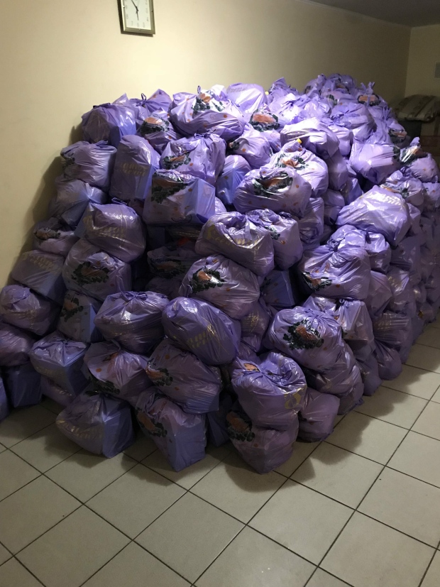 Food and care donations in Ukraine