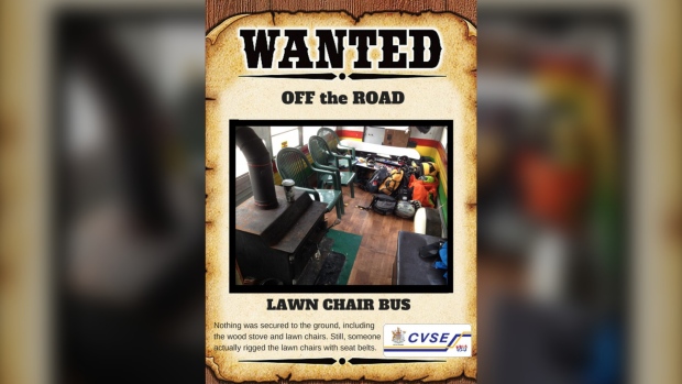 Lawn chair bus